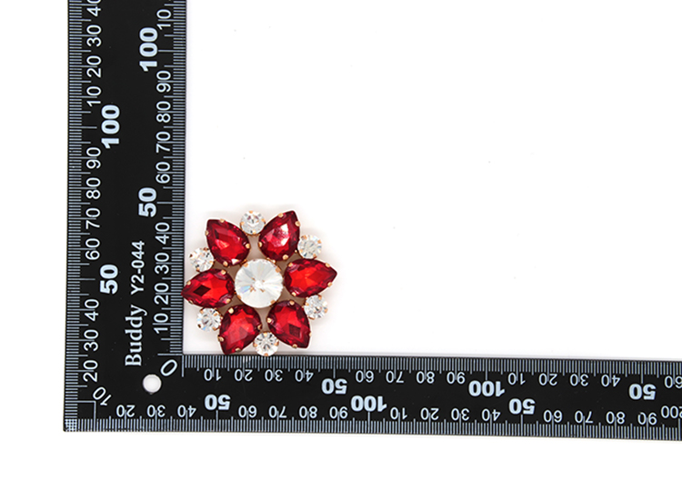Sun Flower Shape Decorative Shoe Clips 50*50mm Fashion Style For Ladies