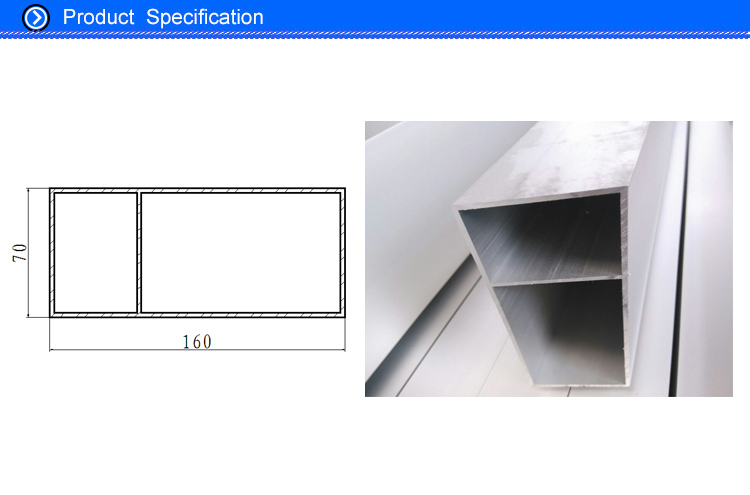 aluminum profile for railway cable channel