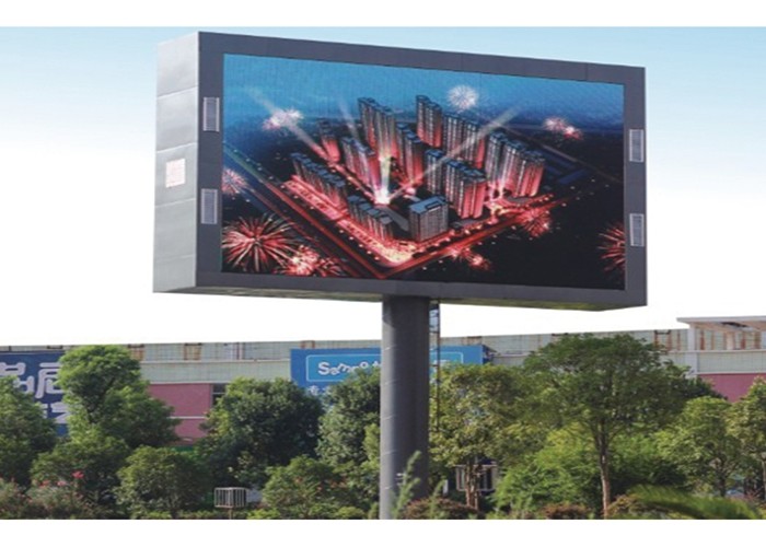 High Uniformity 10mm HD Outdoor Fixed LED Display 22mm Thickess