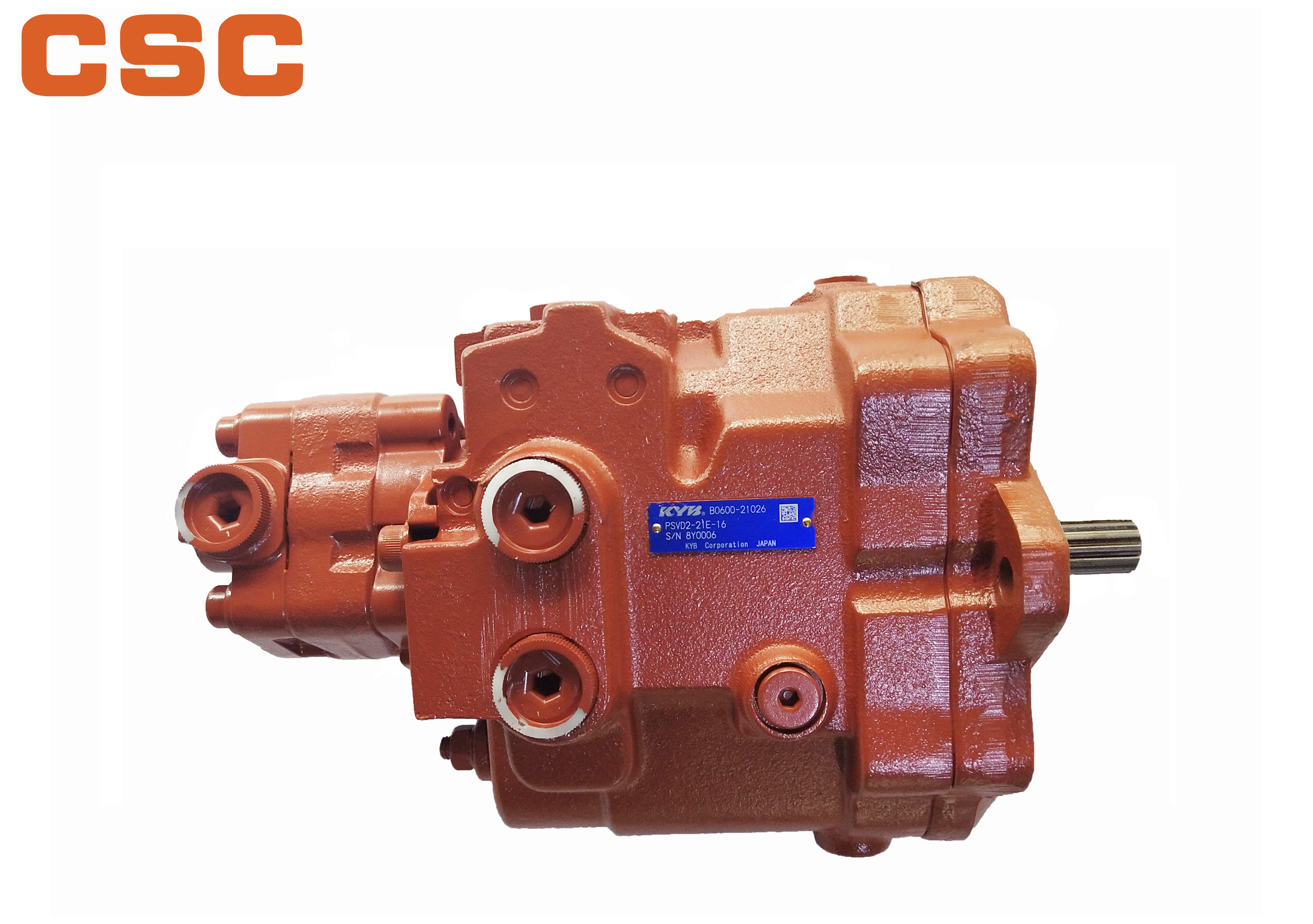 KYB Excavator Excavator Hydraulic Parts / Hydraulic Main Pump PSVD2-21E