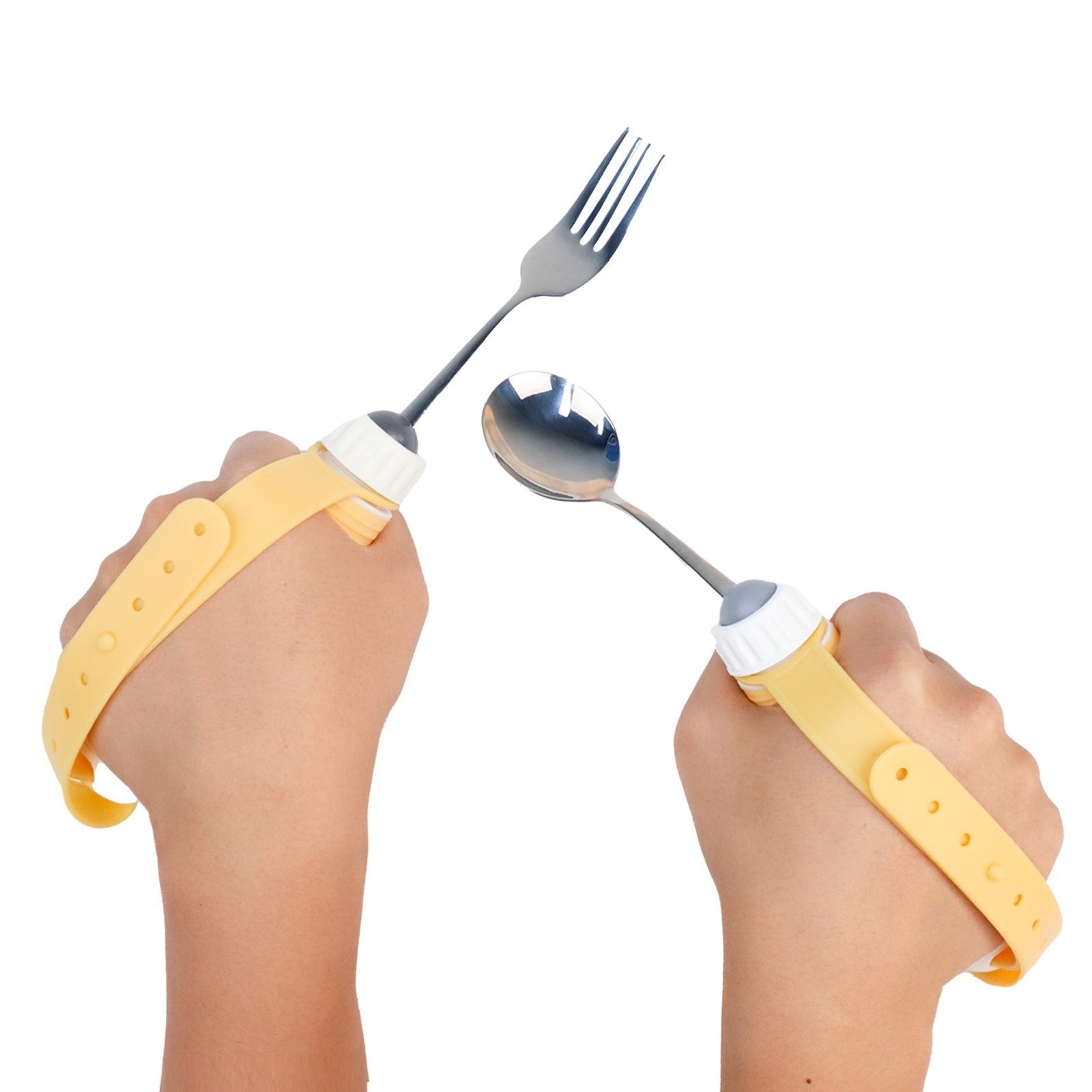 Adjustable Hand Stroke Rehab Devices Adapted Knife And Fork