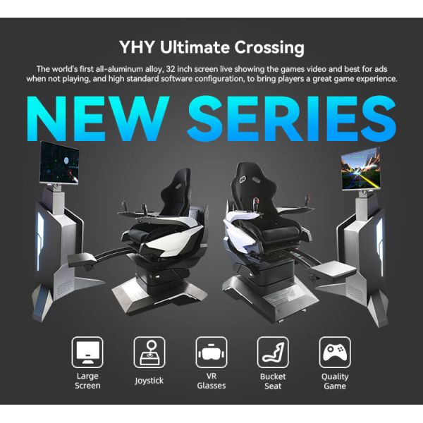 Black 9D Vr Car Racing Simulator Video Virtual Reality Motion Cinema Equipment 1 Passenger