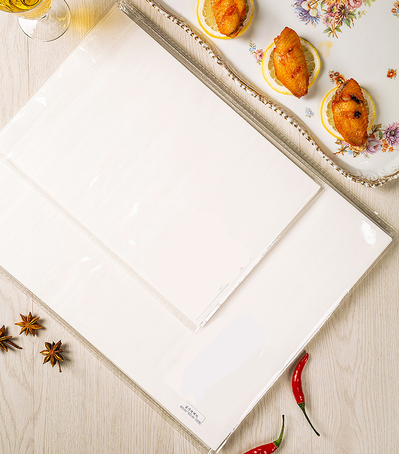 Solvent Free Silicone Oil Coated Craft Silicone Baking Paper Sheets For Non Stick Food Grade Baking