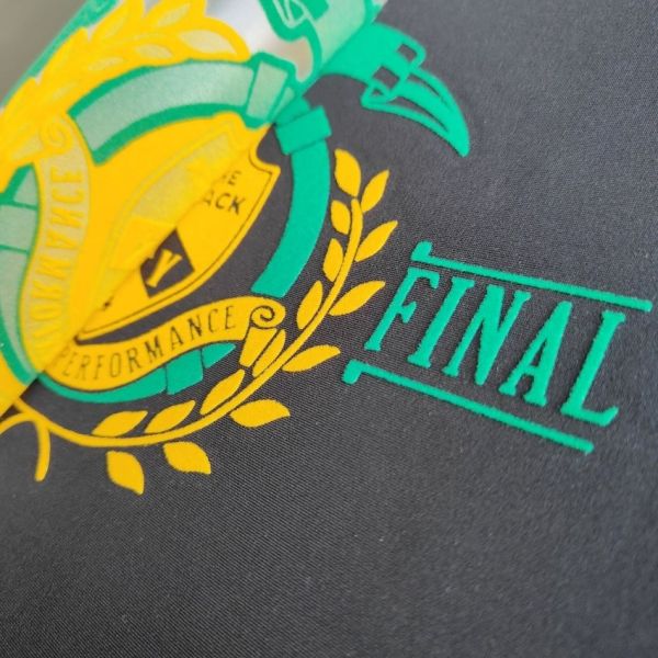 Raised Flocking Logo Customized 3D Heat Transfer For Clothes