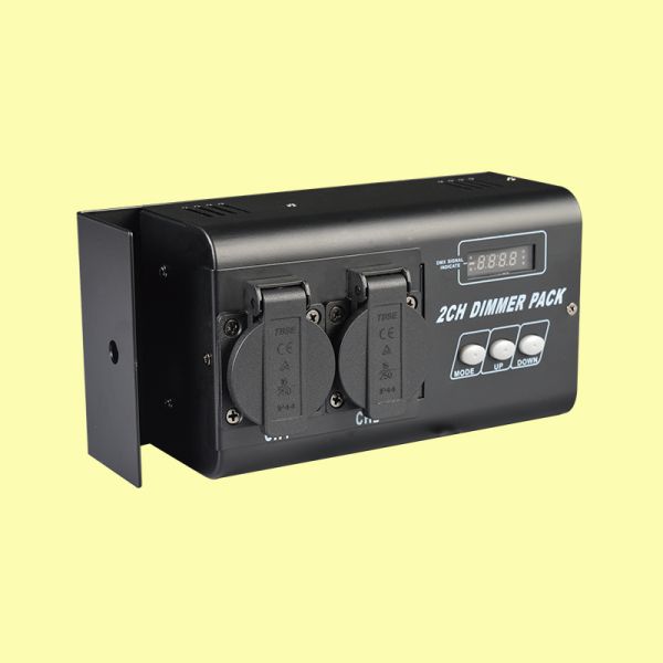 2 Channel Digital DMX Dimmer Pack for Stage Lights for Enhancing Live Performances