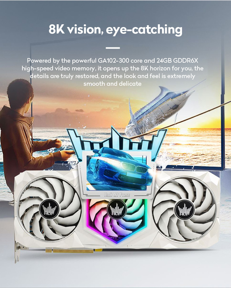 Professional Gaming Graphics Card Galaxy Geforce RTX 3090 HOF Extreme Limited Edition