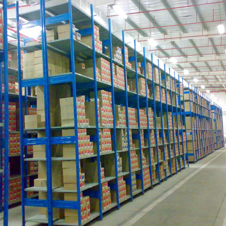 800KG / Pallet Industrial Storage Rack Warehouse Storage Stairs Shelves Boltless Unit