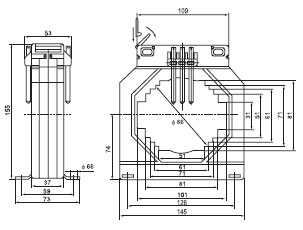 50Hz - 60Hz Low Voltage Protection Devices 15VA - 60VA Current Transformers