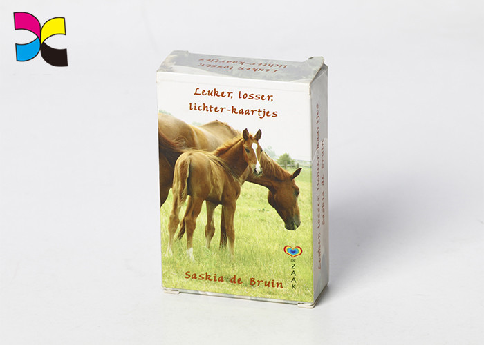 Playing Card Printing Services Two Side Glossy Art Paper 200gsm Eco Friendly