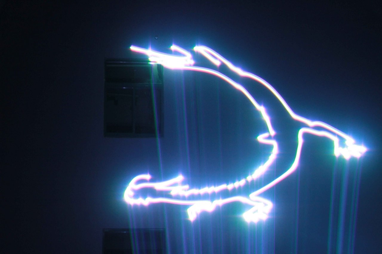 Holiday Laser Fountain Show System , Easy Installation Water Laser Show
