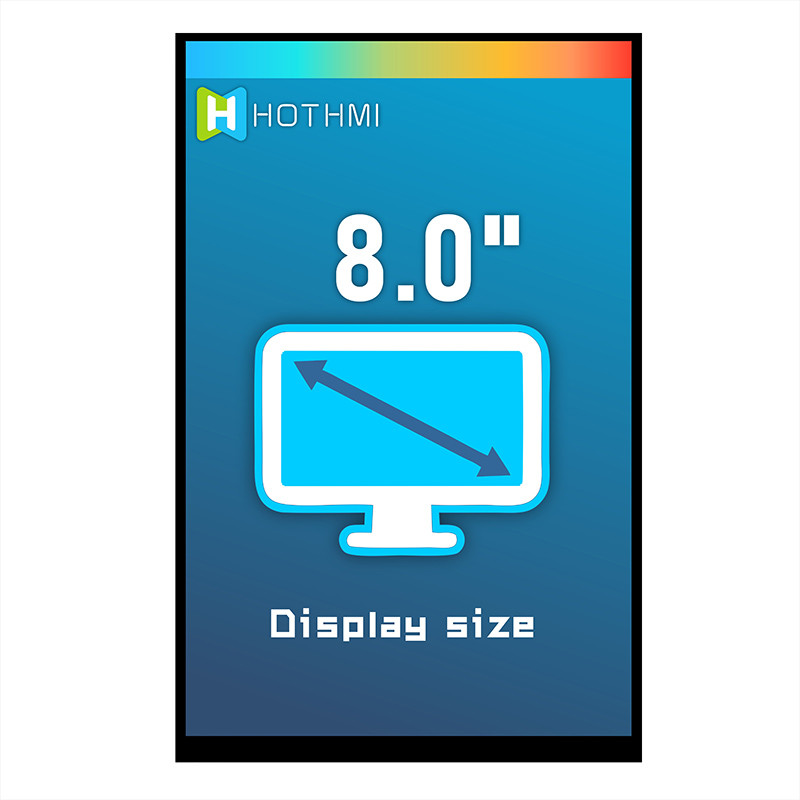 MIPI JD9365 TFT LCD Display Sunlight Readable For Industrial Control