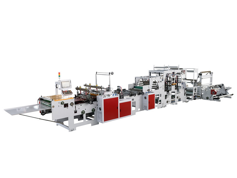 Euro Tissue Plastic Bag Making Equipment 65 Bags/Min 15kw 450mm