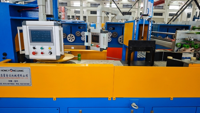 Graphically Operated 1860 Cable Coiling Machine For PVC/PE/PP Film Coil
