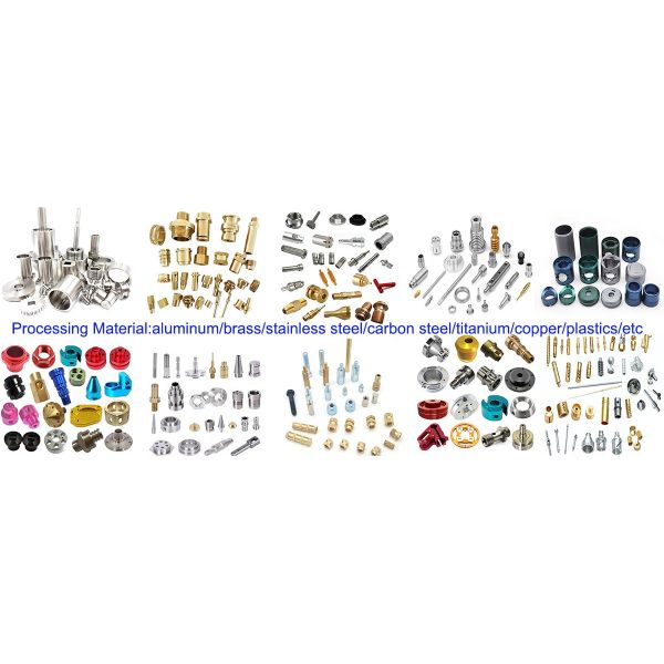 Small Batch Lathe CNC Machining Turning Parts Stainless Steel Brass Aluminium Hardware