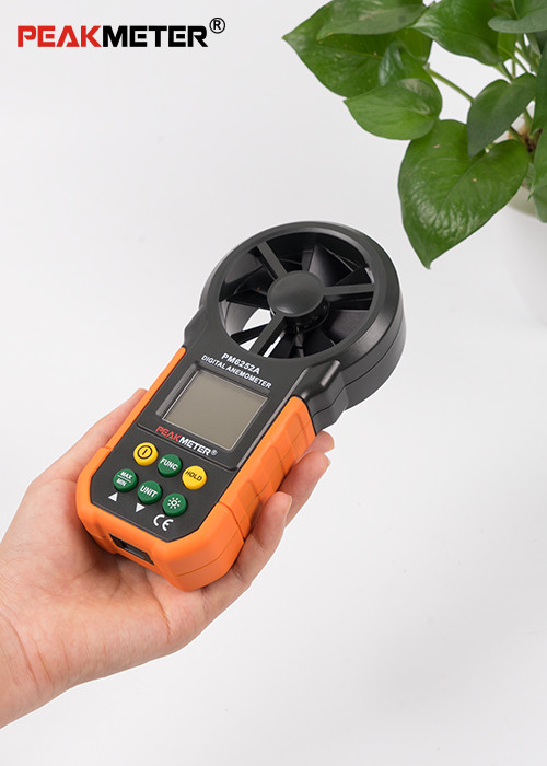 Data logging Non-slip designed Unit switch Digital Anemometer