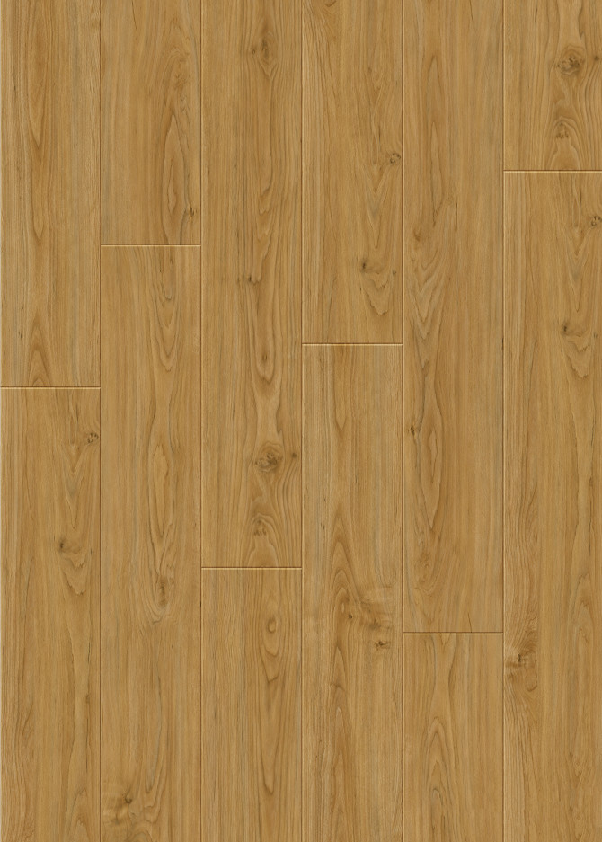 Seamless SPC Vinyl Click Biodegradable Antibacterial Alder Retro Style Burlywood Wood Grain GKBM JR-W18051