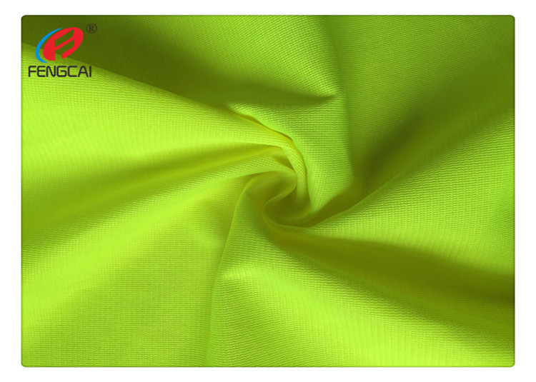 Polyester TPU Coated Fluorescence Fabric For Inflatable Life Jacket En20471