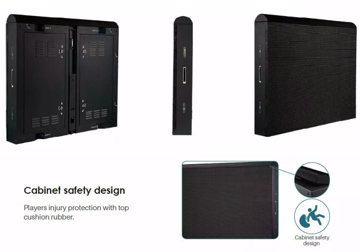 IP65 P10 Large Stadium Perimeter Led Display Screen Outdoor