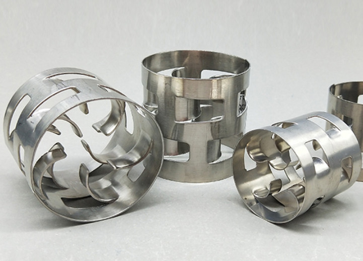 Hollow Cylindrical Shape Metal Raschig Ring For Drying Towers 16mm
