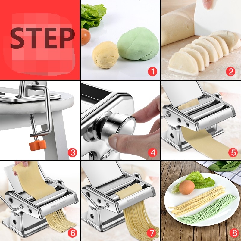 Hand-operated Dough Pressing Machine Food Processing Equipments Easy to clean