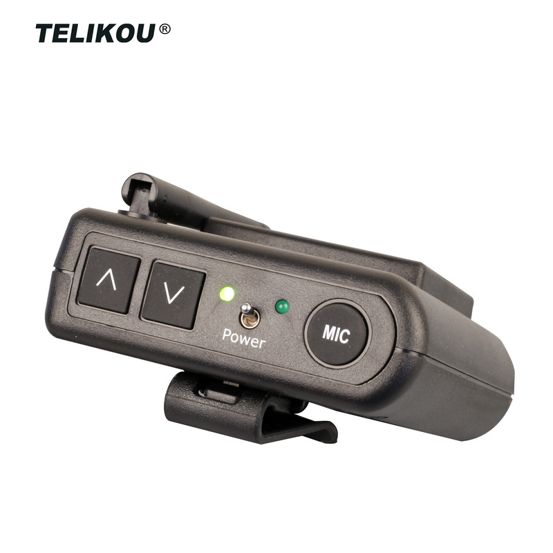 TELIKOU MDS-400 2.4G Digital Full Duplex Four Channels Wireless Intercom Talk Back System