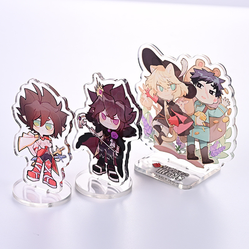 Personalized Stand Up Acrylic Sign Holder For Cartoon Anime Gaming Merchandise