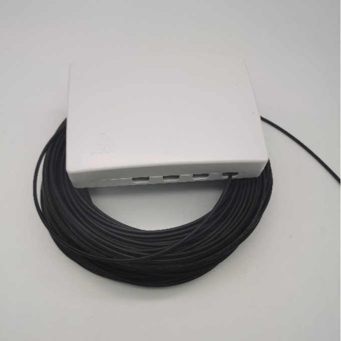 6Cores LC/APC Pre-Connectorized Optical Distribution Box 6Fibers Wall Outlet PTO Box