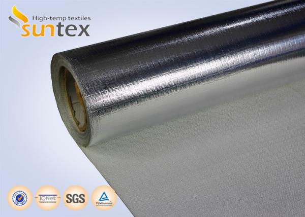 Aluminum Coated Heat Resistant Reflective Material 0.65mm 550C Welding