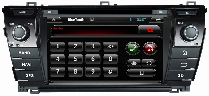 Ouchuangbo Auto Radio Stereo GPS Android 4.2 System for Toyota Corolla 2014 DVD Player 3G Wifi USB TV iPod OCB-7019C
