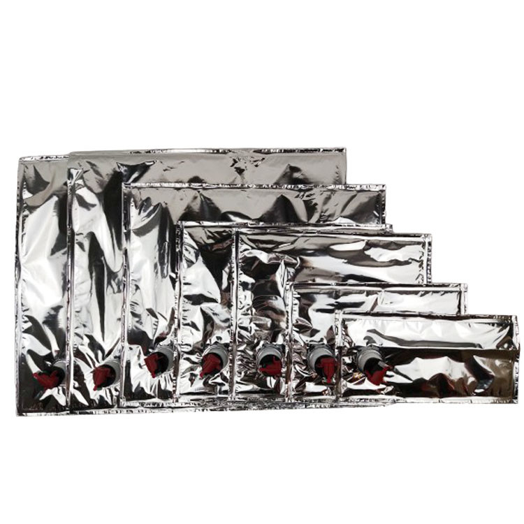 10 Liter Aluminum Foil Liquid Bib Bag In Box With Spout Milk Use