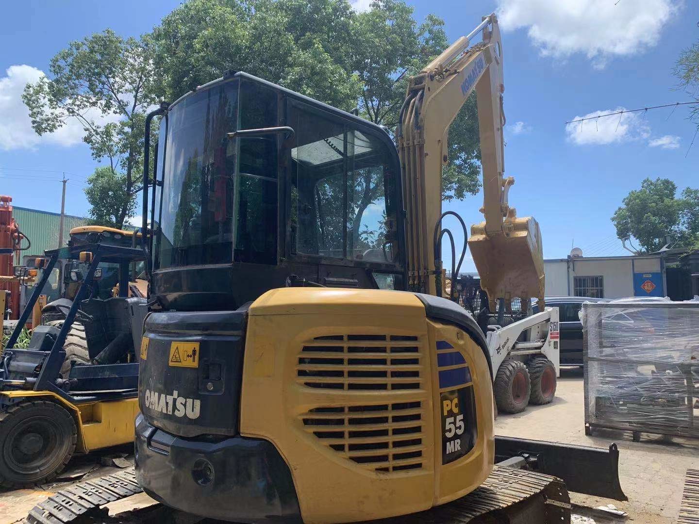Used PC50MR-2 Komatsu Mini Digger Enclosed Cab For Construction Site