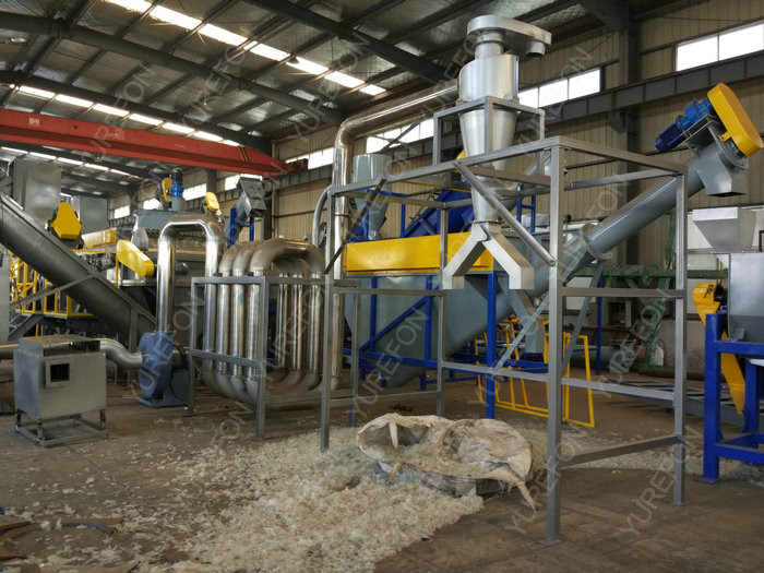 500 Kg / H PE Packing Plastic Film Recycling Machine , PP Agricultural Plastic Sheeting Machine