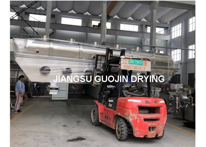Stainless Steel Fluid Bed Dryer 290-420kg/h Capacity 40-70 Degree Outlet Air Temp 14.4 M2 Bed Area