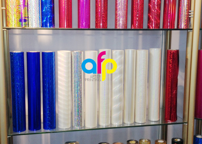 Superb Paper Hot Stamping Foil 640mm * 120m Size Roll 16 Micron Thickness
