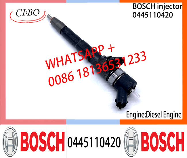 BOSCH 0445110420 0445110502 Common fuel Injector 0445110420 0445110502 for Diesel engine