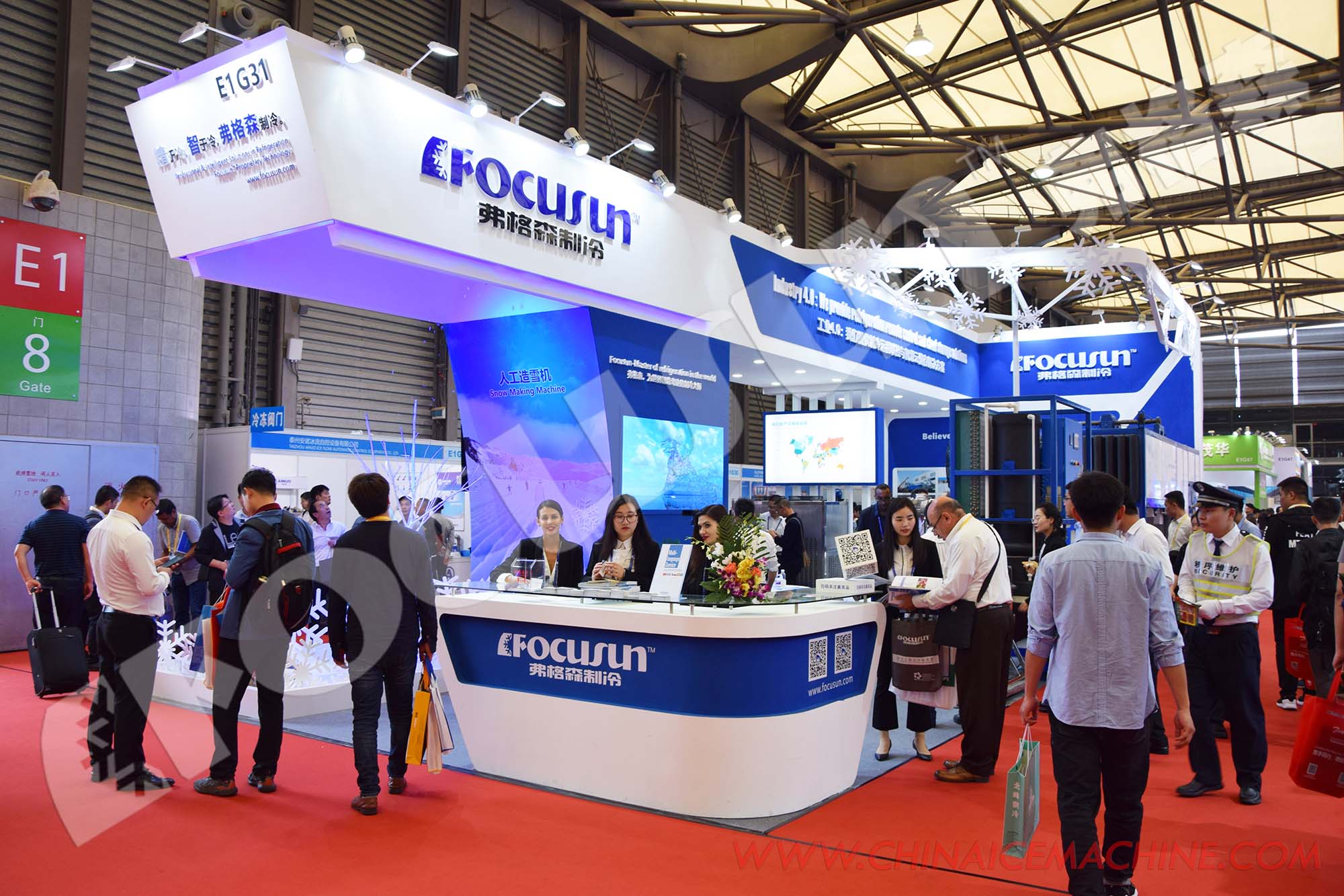 Focusun 1-10 Ton High Productivity Tube Cube Ice Machine using R404a/R22a Refrigerant