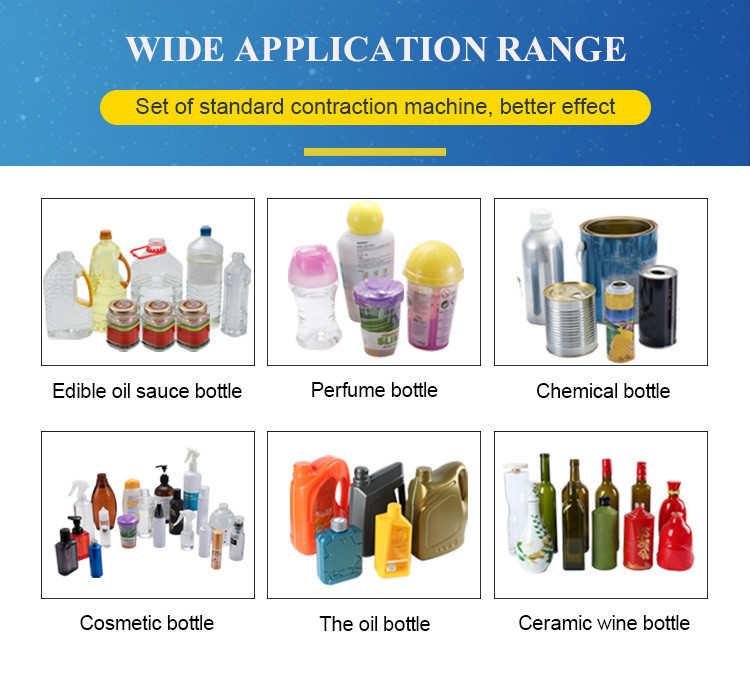 180 Bottles / Min Can Shrink Sleeve Label Applicator Label Printing Machine
