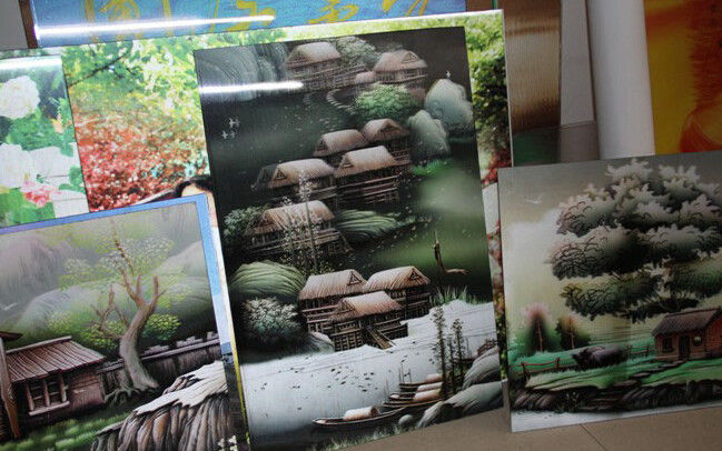 UV flatbed printer or inkjet printer large size 3d poster large format lenticular advertising poster 3d flip printing