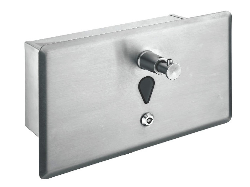 Horrizon Dispenser 1000ml Stainless Steel Soap Dispenser Conceal Wall Mounted Dispenser For Bathroom Kitchen Home