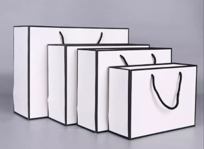 Customized Size Luxury Carrier Bags , Eco Friendly Gift Bags Offset Printing