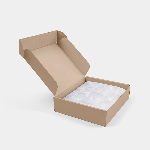 Custom Black Luxury Folding Corrugated Paper Cosmetics Shipping Mailer Gift Box With Logo