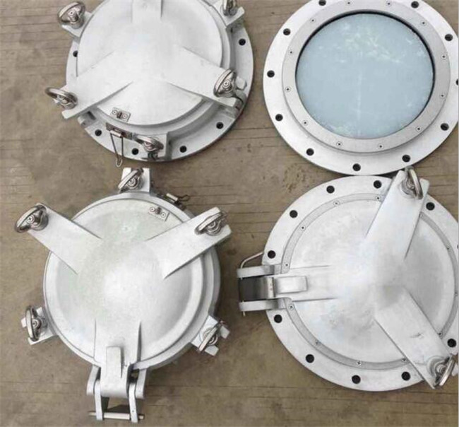 Light Transmission Size 200 / 250 / 300mm Fireproof Marine Porthole Windows
