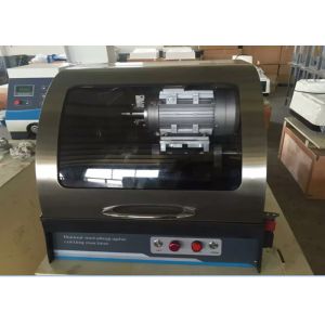 CE Metallographic Cutting Machine , Manual Metallographic Sample Cutting Machine