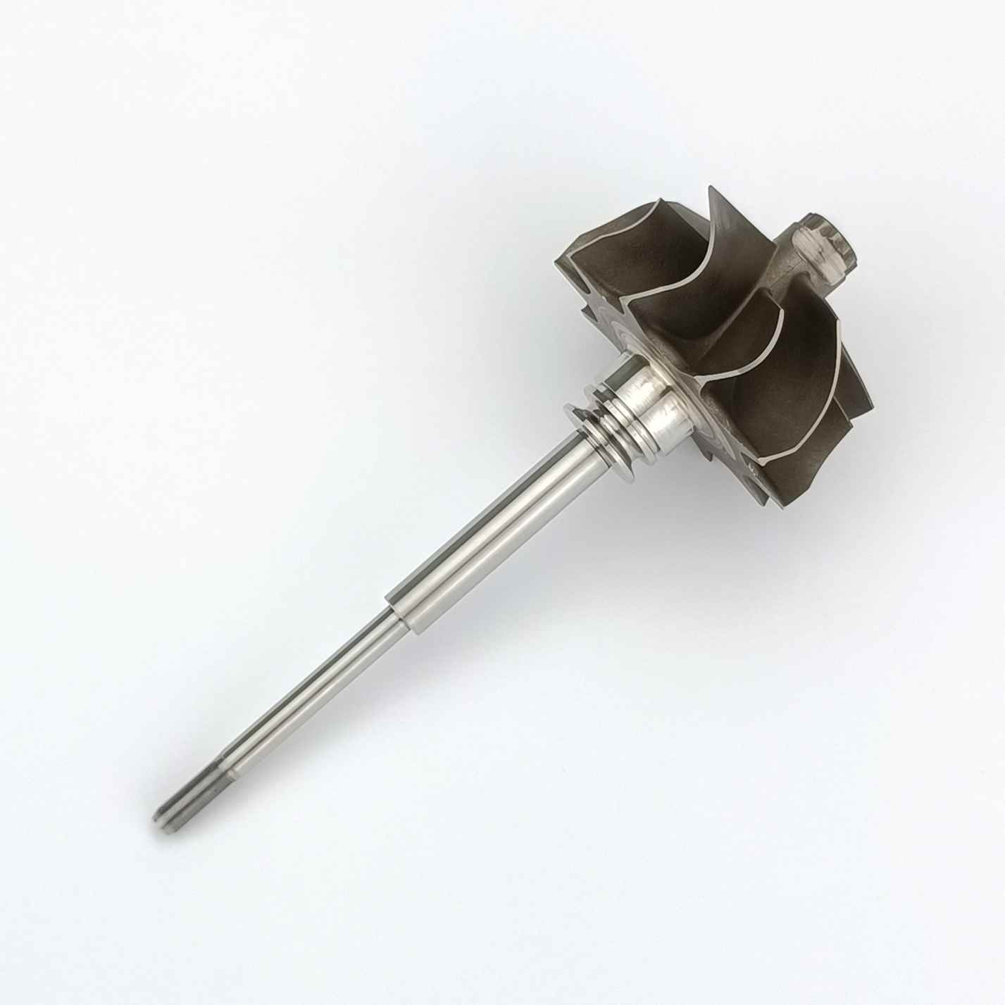 MS-TECH Turbo RHF5H BiggerLonger Turbine Wheel Shaft Ind 53 Mm Exd 48.1mm Blades5+5 For Turbo Upgrades