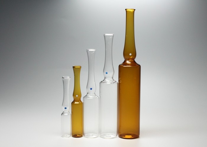 Small Empty Glass Ampoules 1-20 Ml Capacity For Injection Medicine