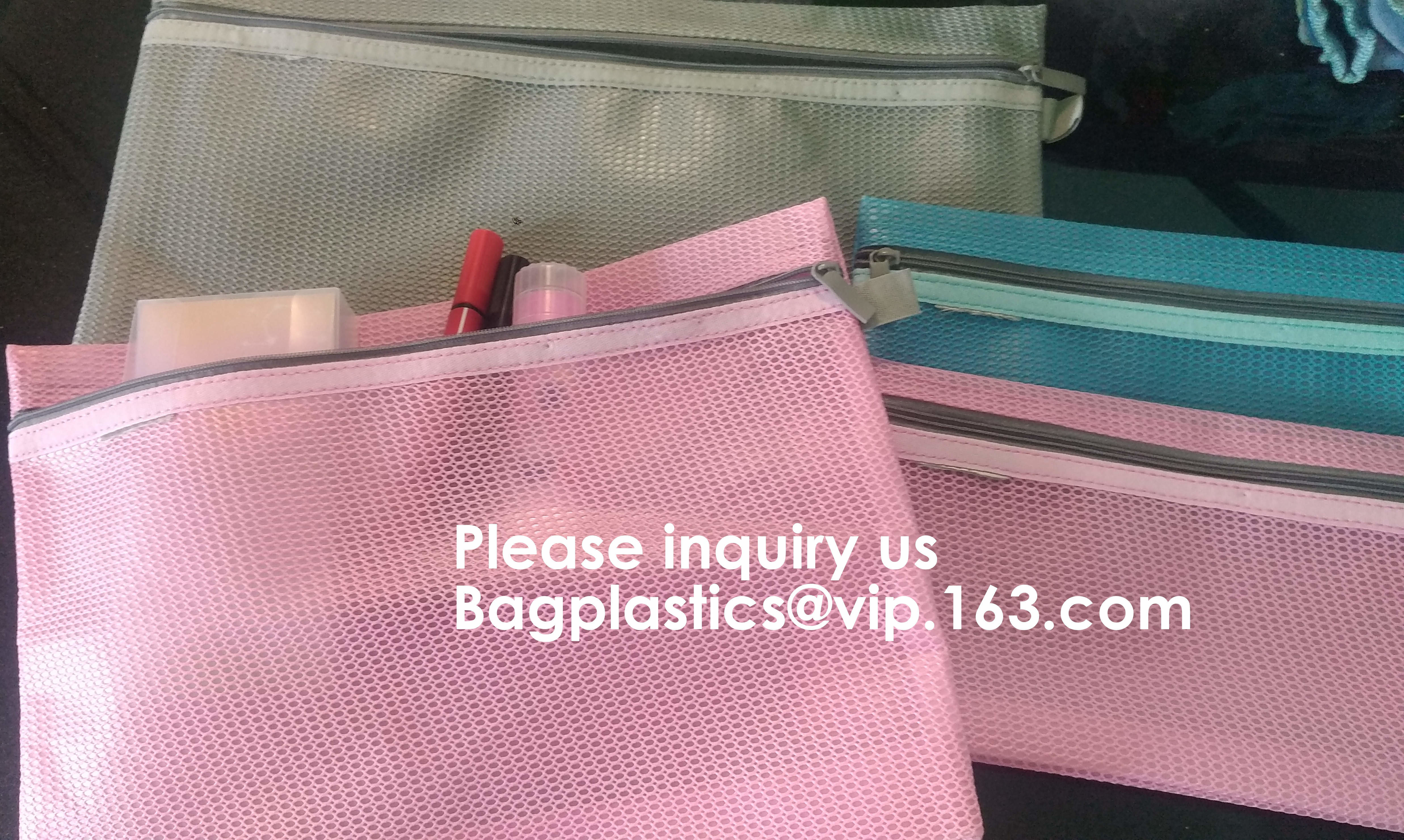 Resealable Clear Reclosable Stand Up Pouches Plastic Seal Zip Lock Bags Poly Bag,gridding document zip bag with metal ho