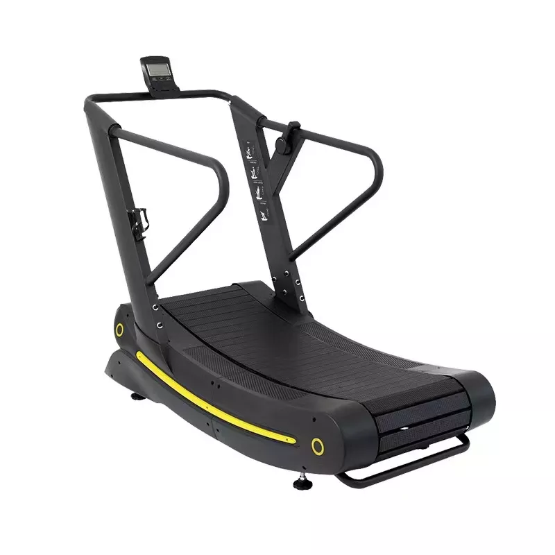Self Generating Cardio Training Walking Curve Treadmill Commercial Gym Equipment
