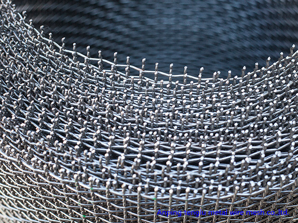 Closed End Stainless Steel Crimped Wire Mesh 0.1" To 8"
