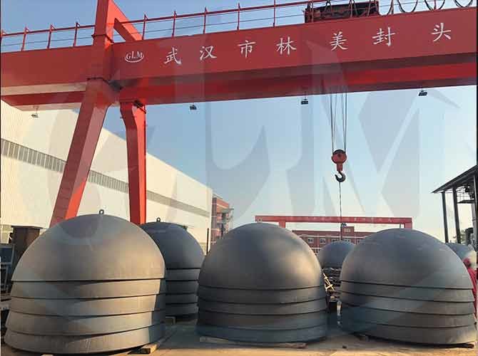 GLM SA516 GR70N Elliptical Dish Head Dish End Super Large Diameter 7600mm