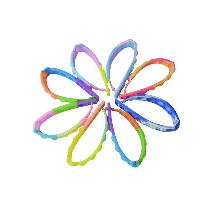 Silicone Children'S Educational Toy Decompression Pop Bubble Bracelet